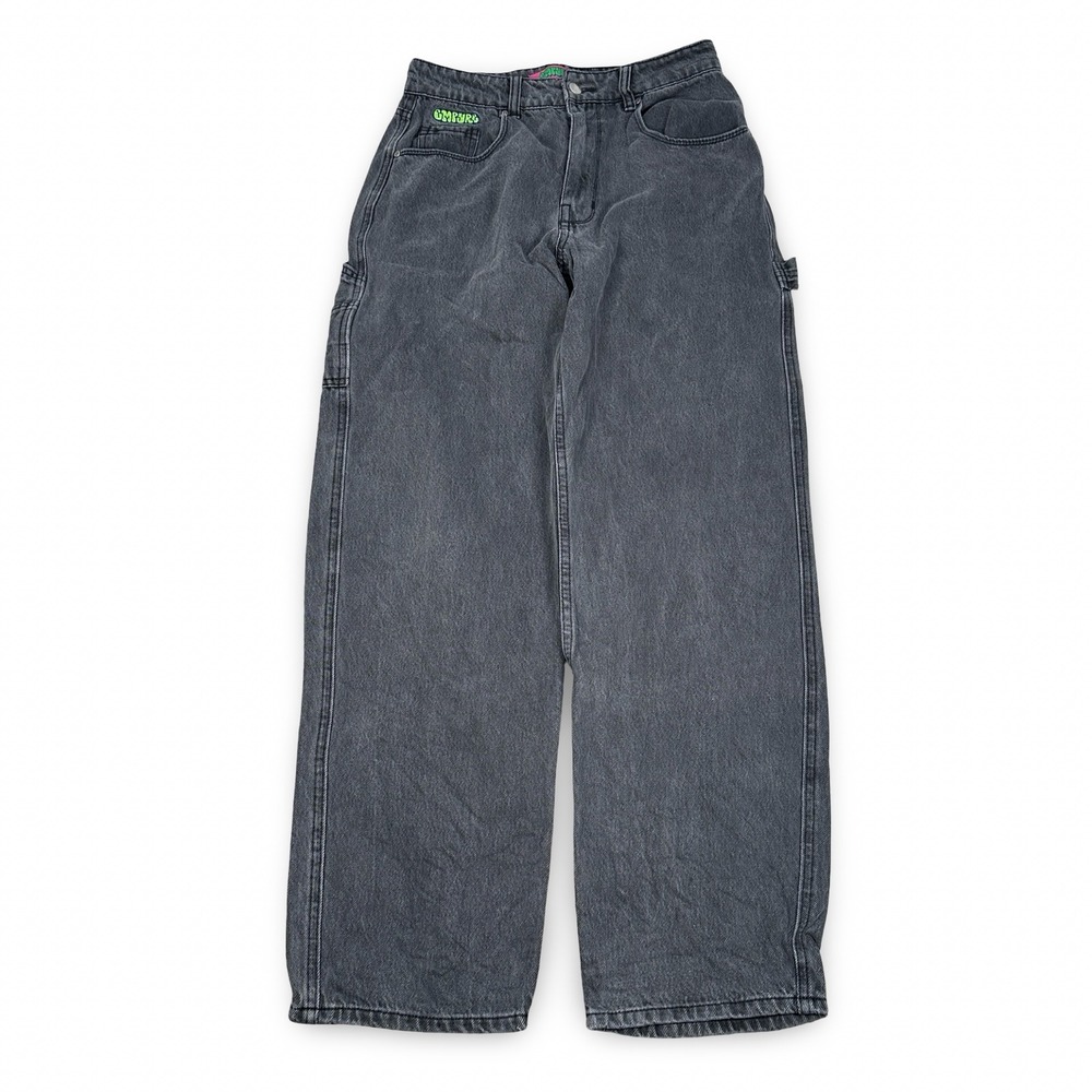 Empyre Tori Gray Skate Carpenter Jeans Wide Leg‎ Y2K Baggy Denim Womens Size 5